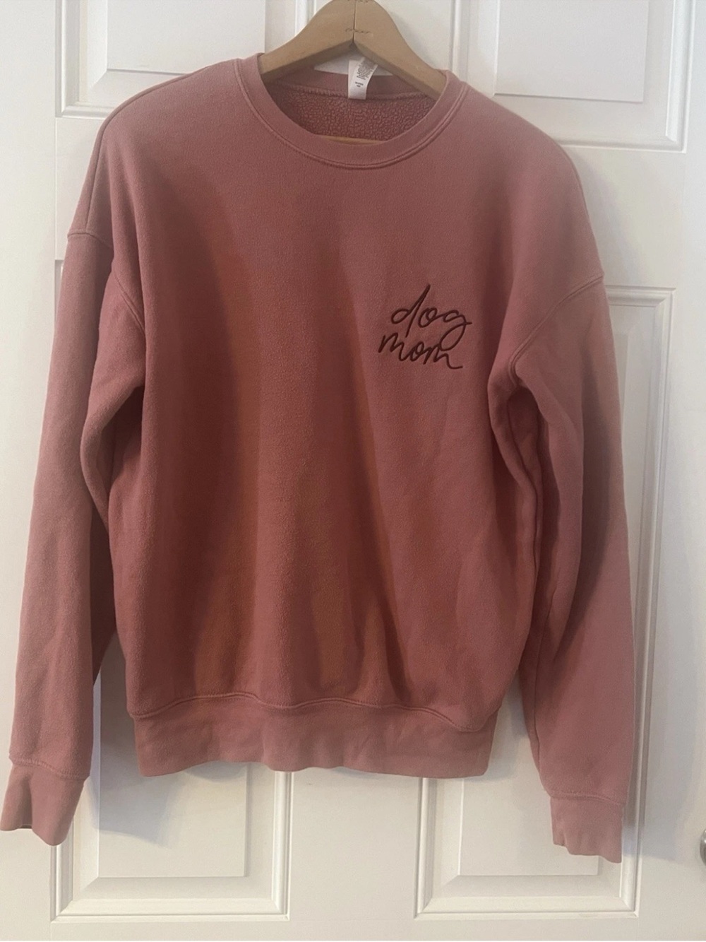 Bella Canvas Size Small Dog Mom Crew Neck Sweatshirt